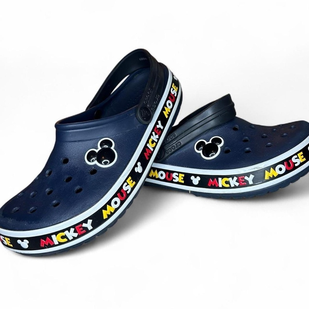 Navy Mickey Mouse Crocs 👟✨ | Men’s 5 / Women’s 7 - Picture 2 of 8